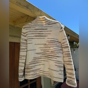 Banana Republic Beachy Coastal Grandma Striped Sweater